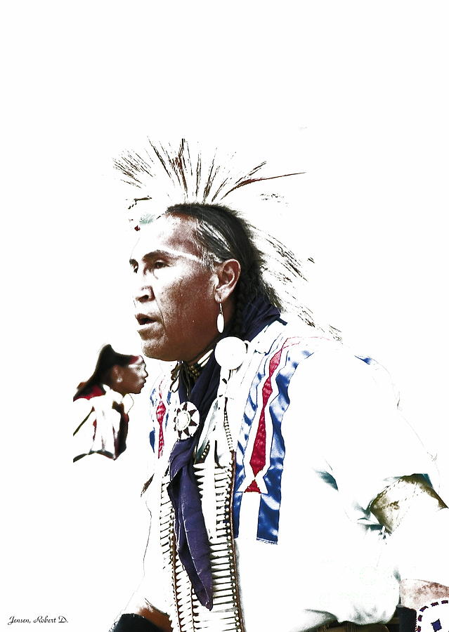 Indian Warrior Digital Art by Robert Jensen | Fine Art America