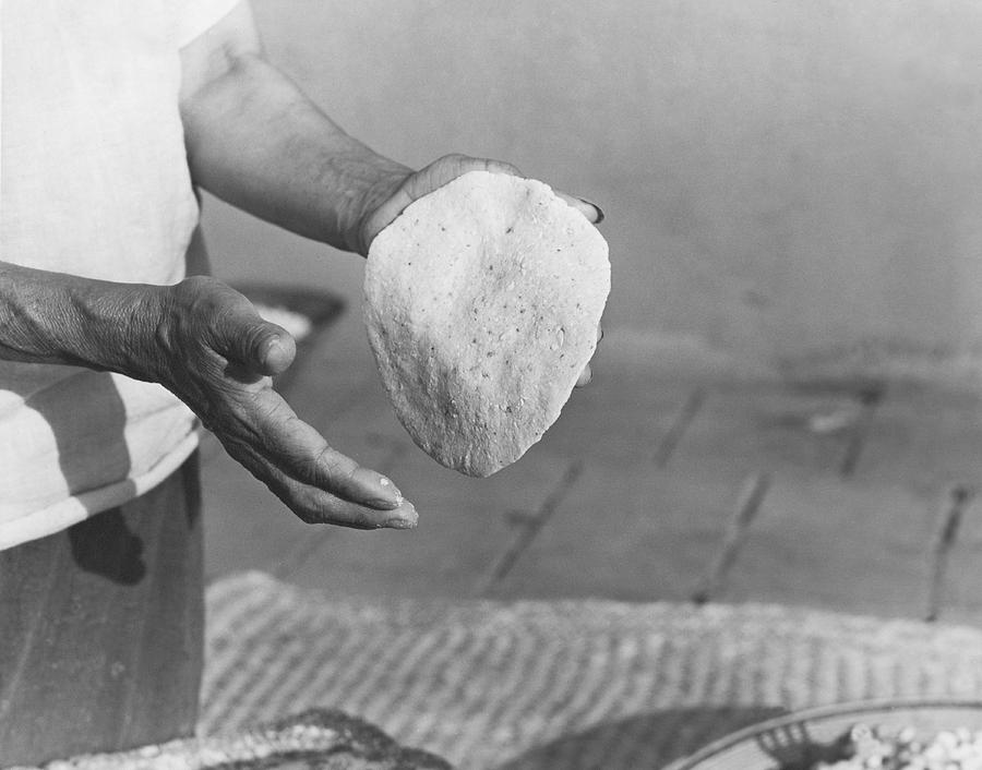 Indian Woman Making Tortillas Photograph by Underwood Archives Onia