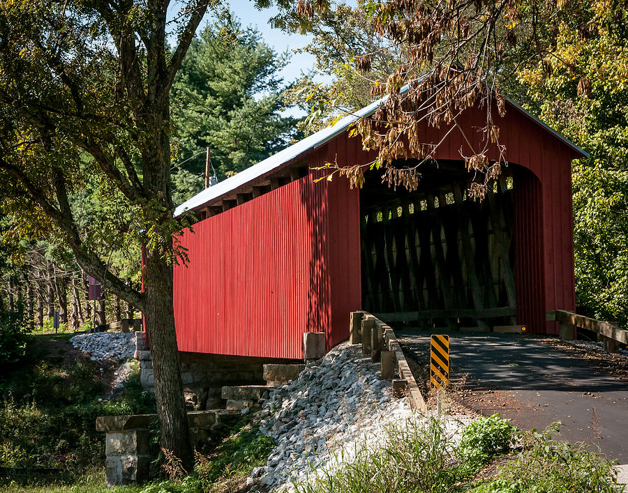 Indiana Covered Bridge Photograph by Sharon Meyer - Fine Art America