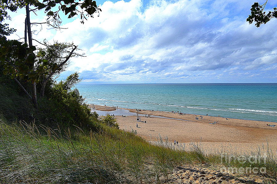 Indiana Dunes Beachscape Photograph by Amy Lucid