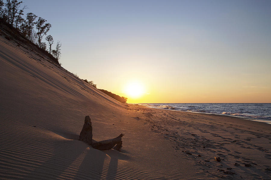Indiana dunes sunset Photograph by Daniel A. Leifheit