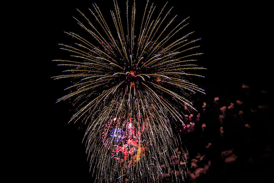 Indiana Fireworks 1 Photograph by Chris McCown Pixels