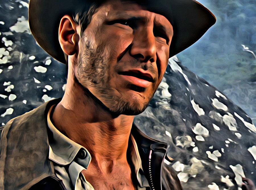 Indiana Jones Painting by Florian Rodarte