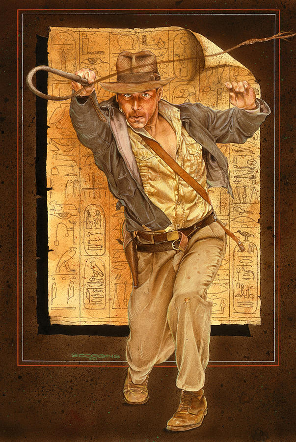 Indiana Jones Painting by Timothy Scoggins | Fine Art America