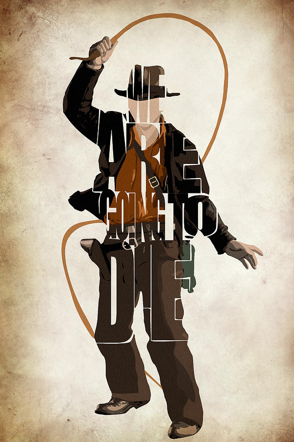 Indiana Jones VOL 2 - Harrison Ford Digital Art by Inspirowl Design
