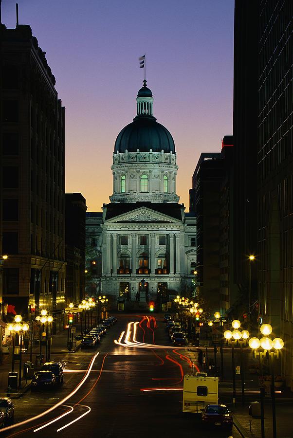 Indiana State Capitol Building Photograph by Panoramic Images