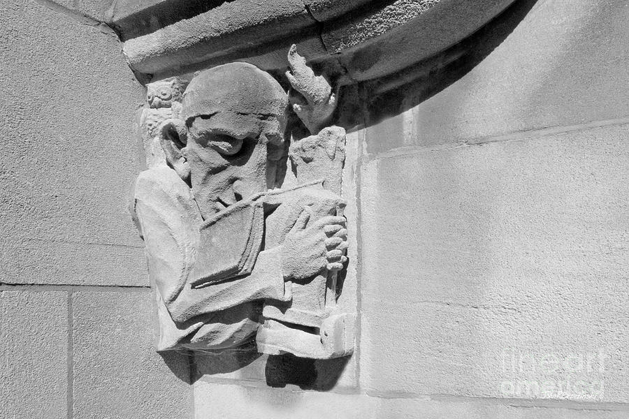 Indiana University - Memorial Hall Detail Photograph by University Icons