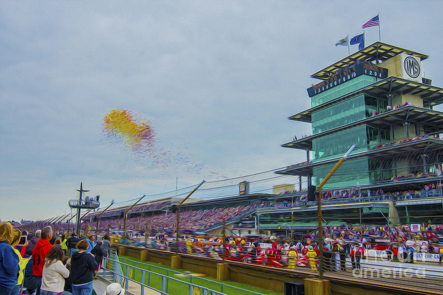 Indianapolis 500 May 2013 Balloons Race Start Photograph by David Haskett II