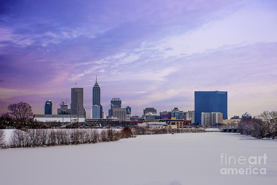 Indianapolis A MidWinters Afternoon Dream Photograph by David Haskett II