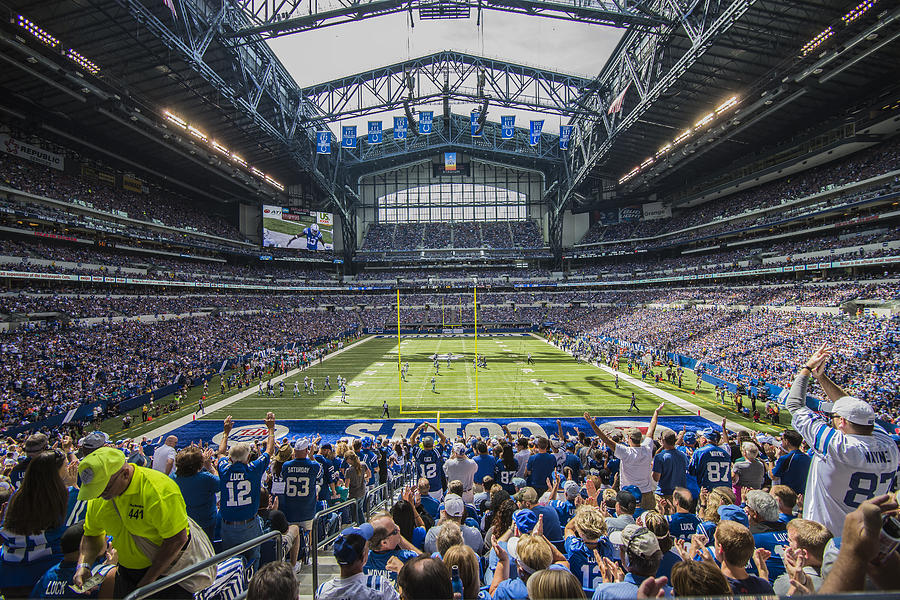 Indianapolis Colts Lucas Oil Stadium 3085 Photograph by David Haskett