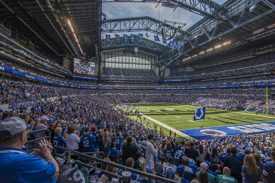 Indianapolis Colts Lucas Oil Stadium 3229 Photograph by David Haskett II