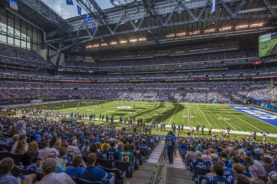 Indianapolis Colts Lucas Oil Stadium 3241 Photograph by David Haskett II -  Pixels