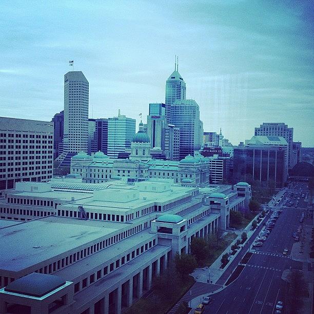 Indianapolis Photograph - #indianapolis From The #jwmarriott Can by Melissa Lutes