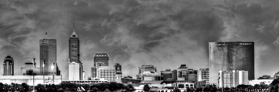 Indianapolis Indiana Skyline 0762 Photograph by David Haskett II