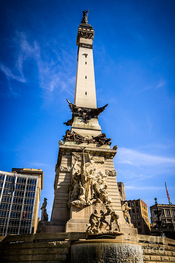 Indianapolis Indiana Soldiers and Sailors Monument Picture Photograph by Paul Velgos