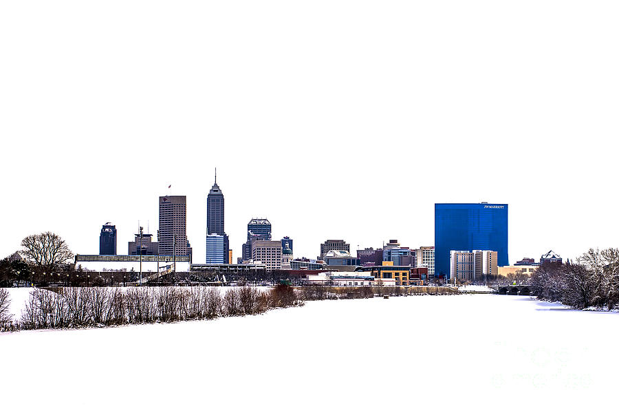 Indianapolis White Out Photograph by David Haskett II