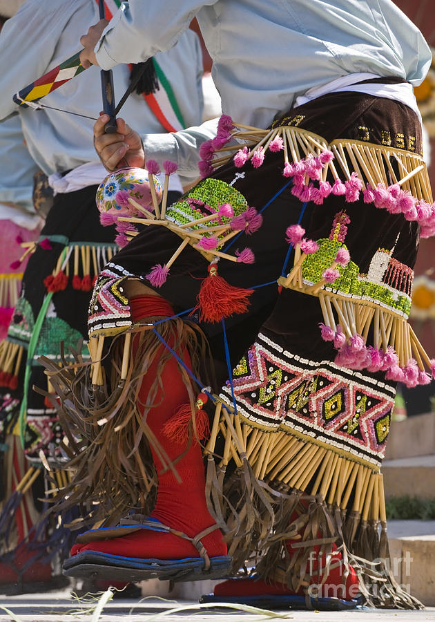 Indigenous Dancers - Independence Parade Mexico Photograph by Craig Lovell