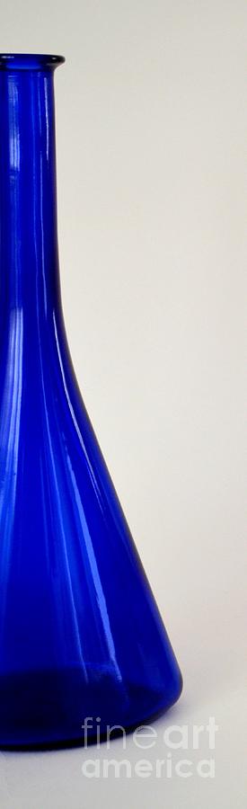 Bottle Photograph - Indigo Bottle by Mary Deal