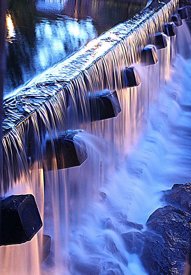 Indigo Falls Photograph by Suzanne DeGeorge