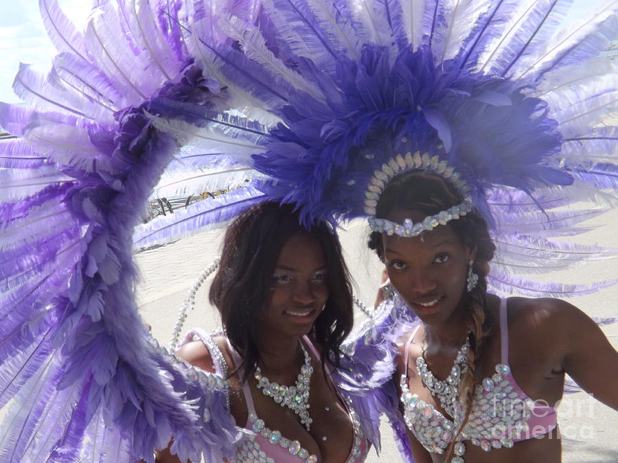 Indigo Party Girls of Toronto Caribbean Festival Photograph by Lingfai Leung