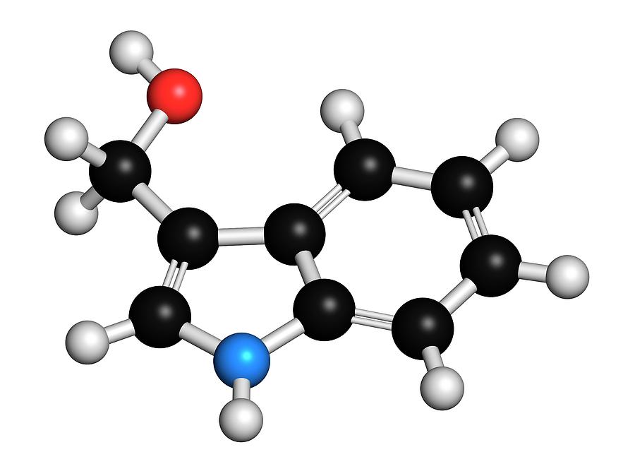 Indole-3-carbinole Molecule Photograph by Molekuul - Fine Art America