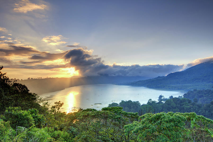 Indonesia, Bali, Mountain And Lakes Photograph by Michele Falzone