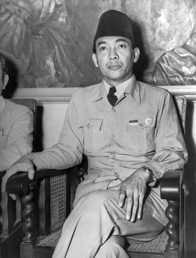 Indonesian President Sukarno Photograph By Underwood Archives Fine