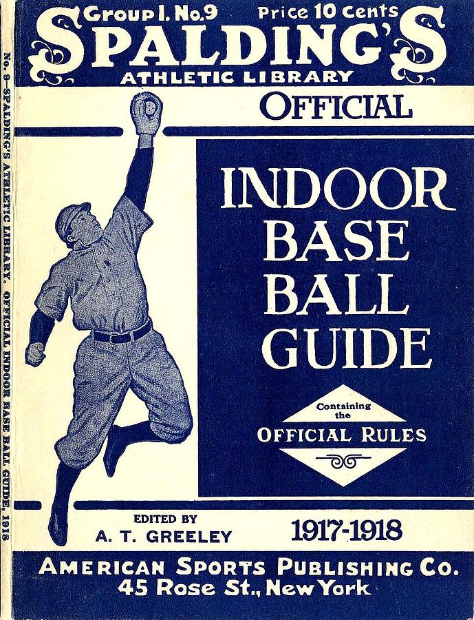 Spalding Digital Art - Indoor Base Ball Guide 1907 II by American Sports Publishing