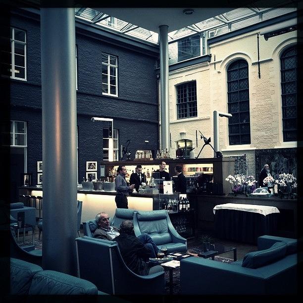 W40 Photograph - Indoor Courtyard At Lhermitage by Drew Gibson