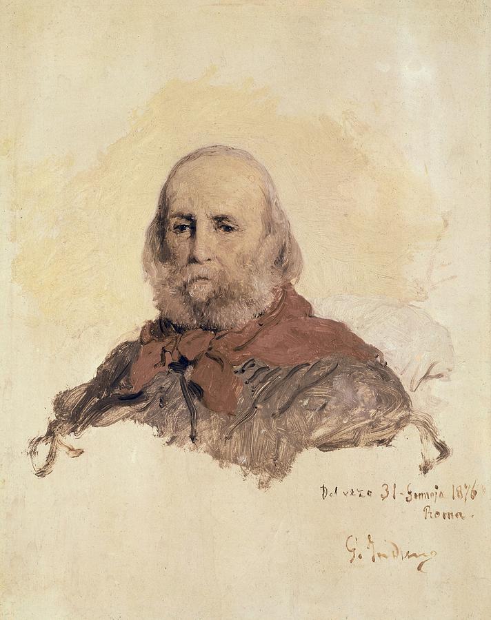 Induno, Girolamo 1825-1890. Portrait Photograph by Everett