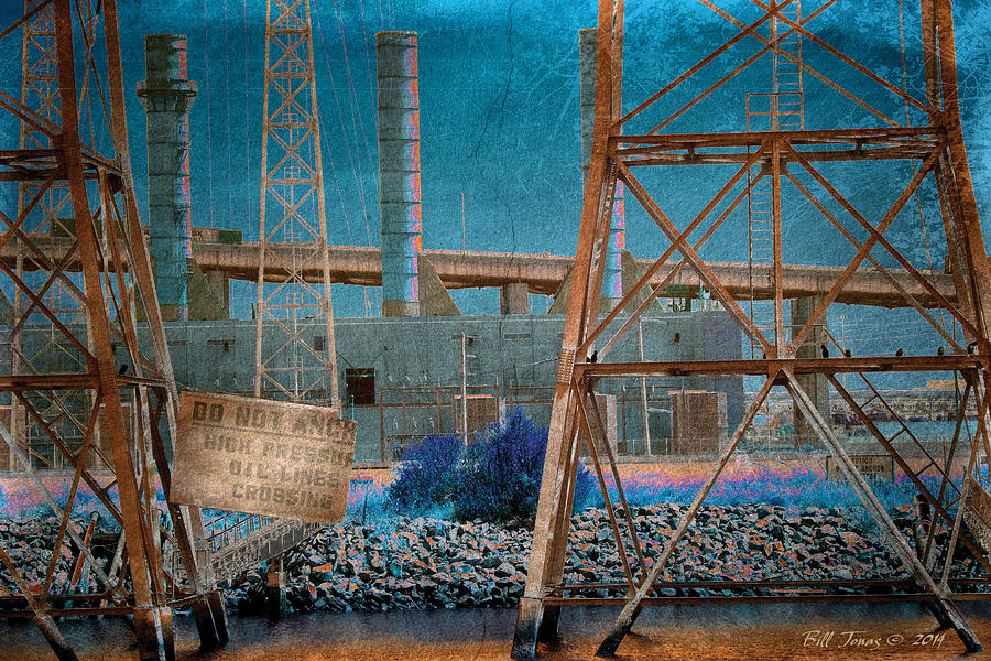 Industrial Photograph - Industrial Blues by Bill Jonas