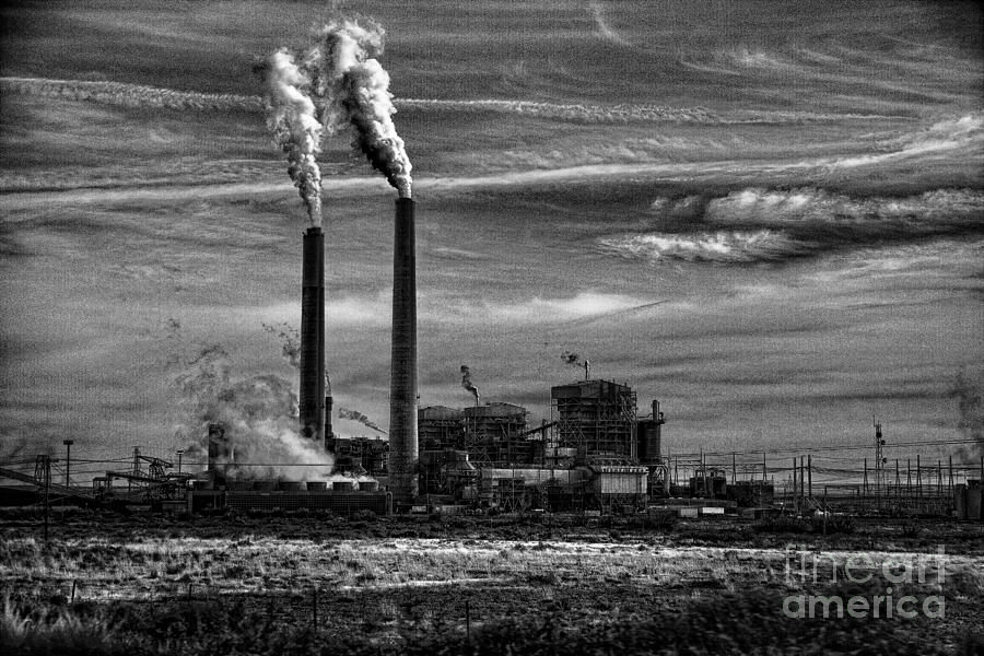 Industrial Disease-Black and White Photograph by Douglas Barnard