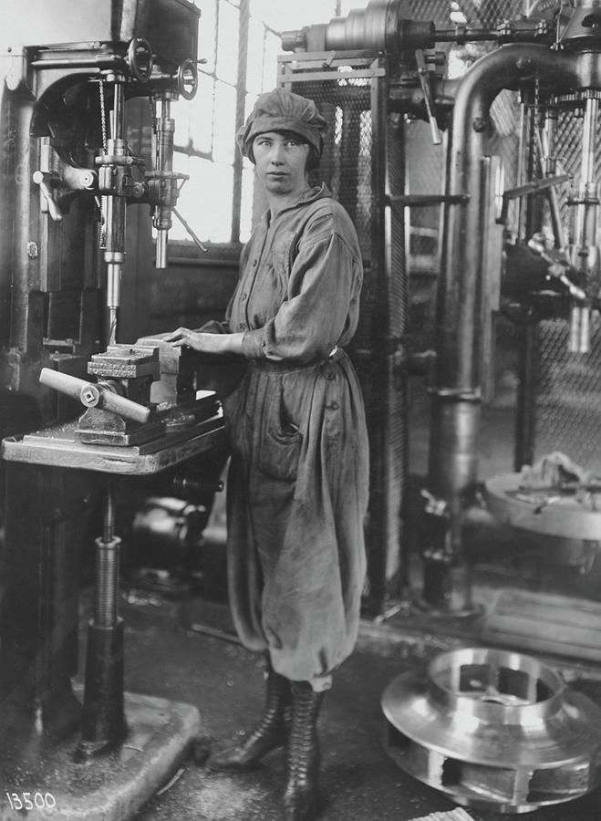 Industrial Machine Operator Photograph By Hagley Museum And Archive 