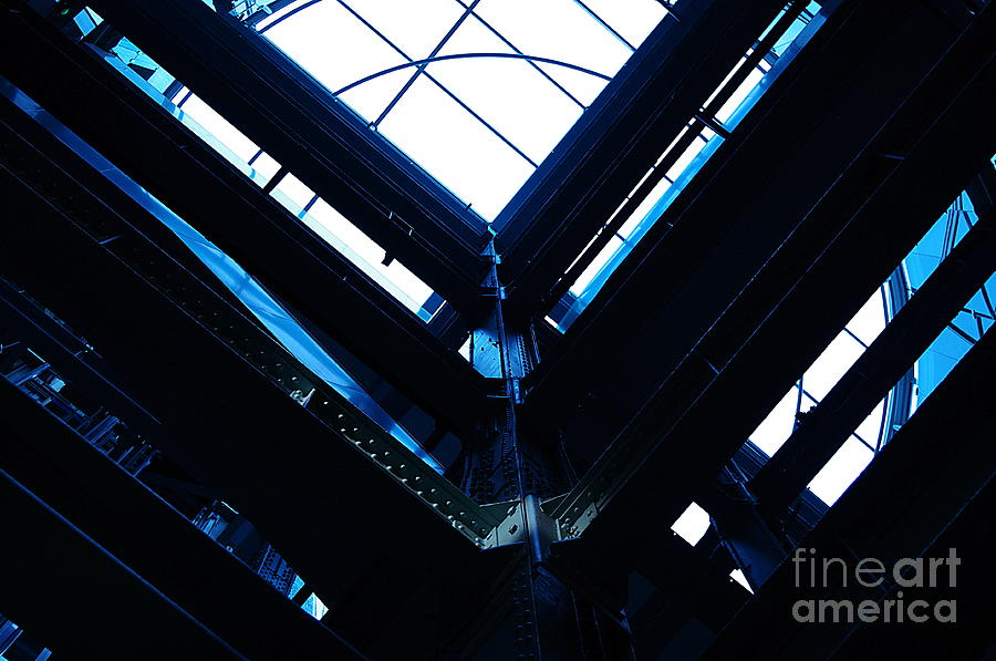 Bolt Photograph - Industrial site 1 top by Giuseppe Ridino