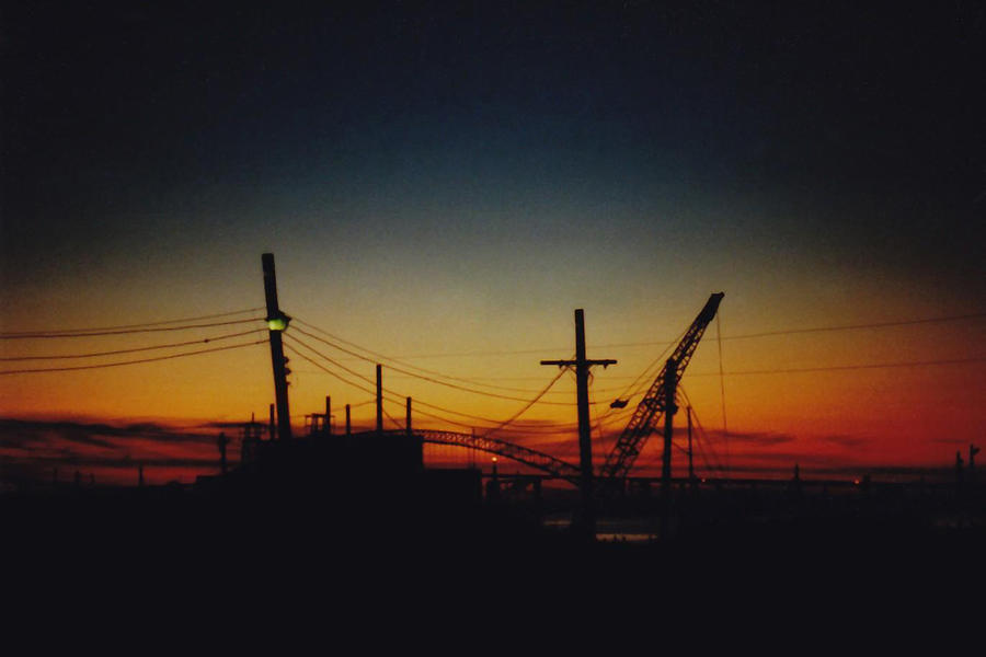 Industrial Sunset Photograph by Glenn Scano