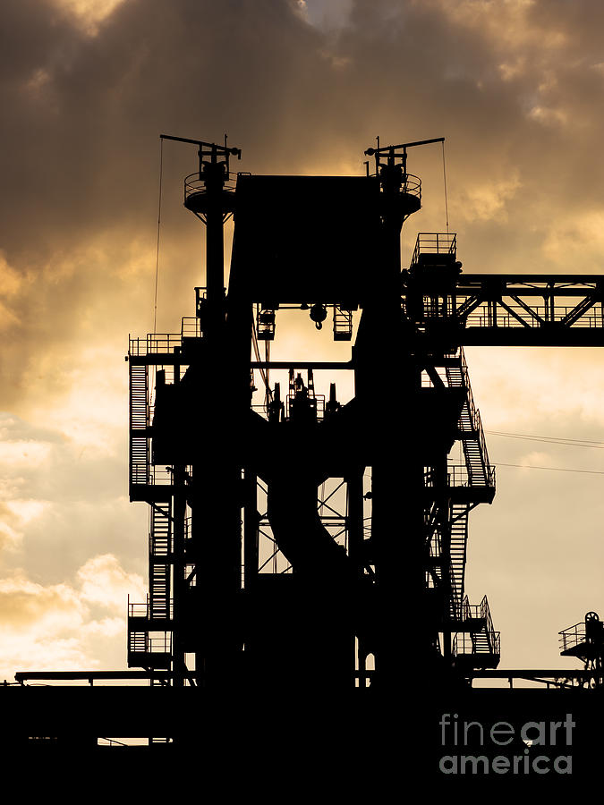 Industry Backlighted Photograph