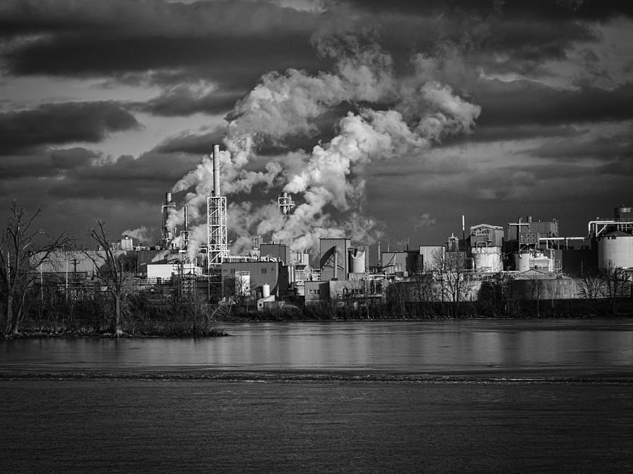 Industry In Black and White 1 Photograph by Thomas Young