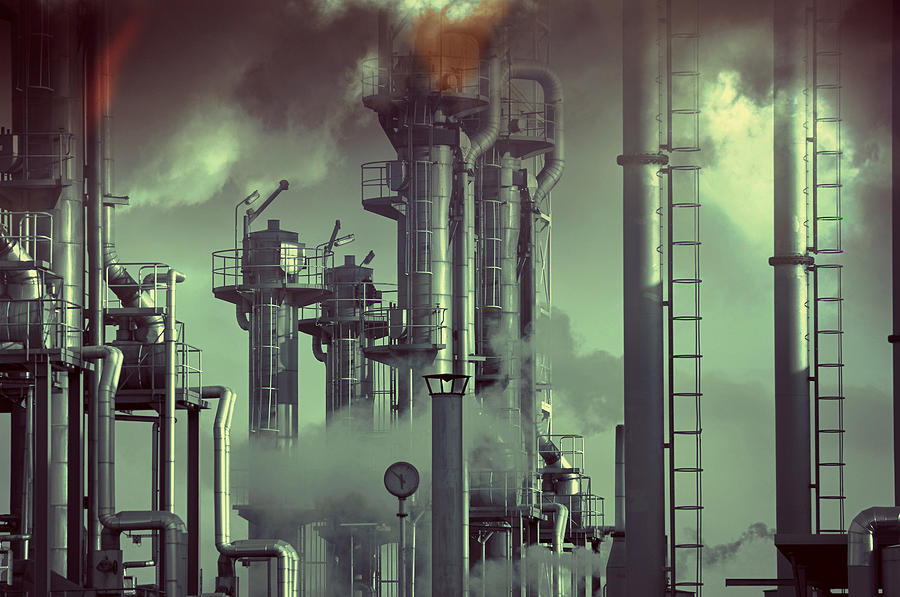 Industry Oil Refinery Concept Photograph by Christian Lagereek