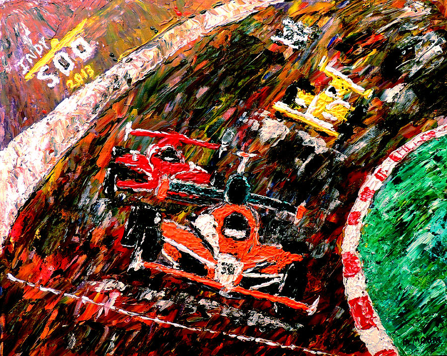 Indy 500 Painting by Mark Moore - Pixels