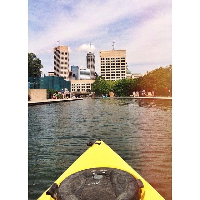 Indianapolis Photograph - Indy By Kayak by Josh Kinney