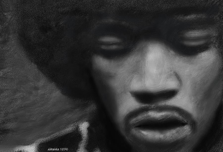 Jimi Hendrix Painting - Inexpressible by Dianne Meinke