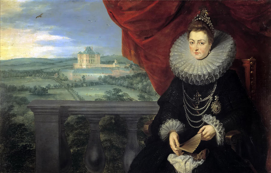 Infanta Isabel Clara Eugenia Painting by Peter Paul Rubens and Jan Brueghel the Elder