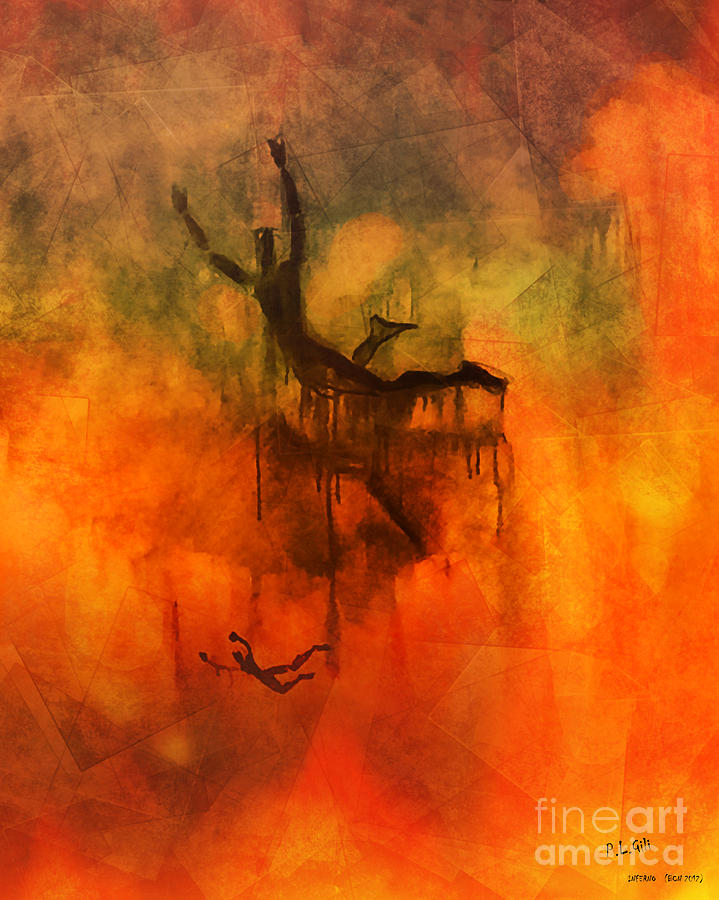 Inferno Digital Art by Pedro L Gili