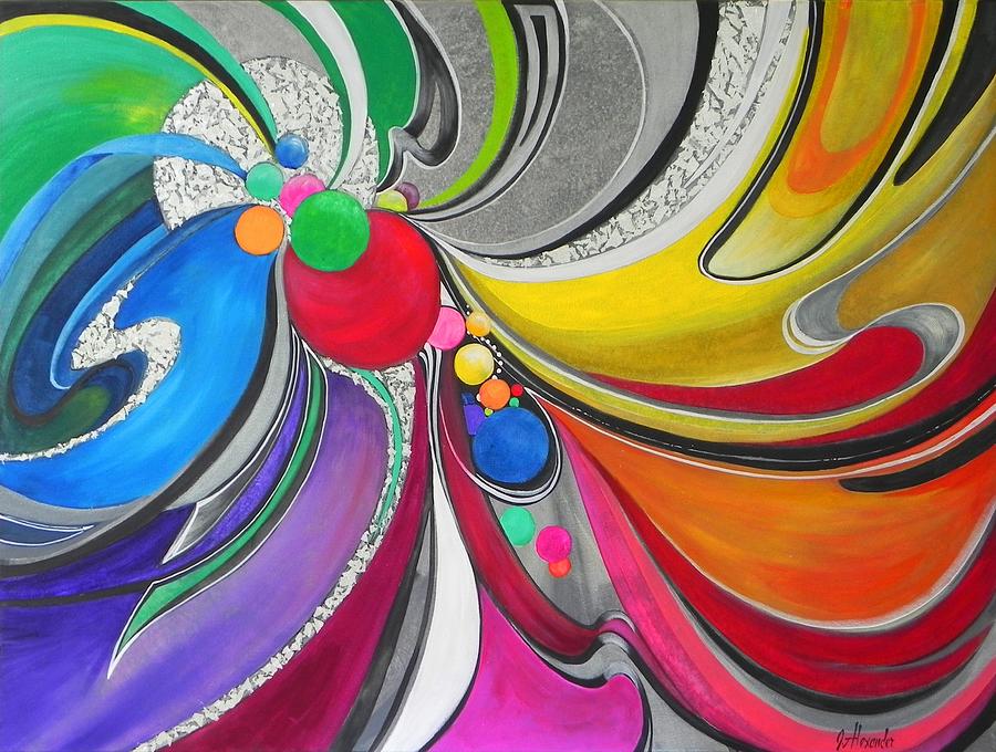 Abstract Painting - Infinity by Jill Alexander