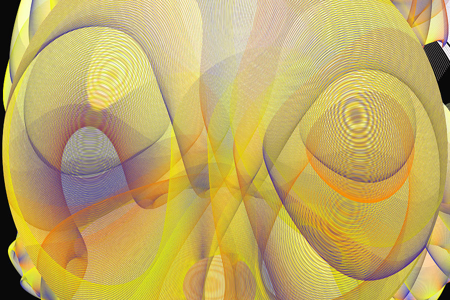 Breasts of Infinity - abstract Digital Art by Marie Jamieson