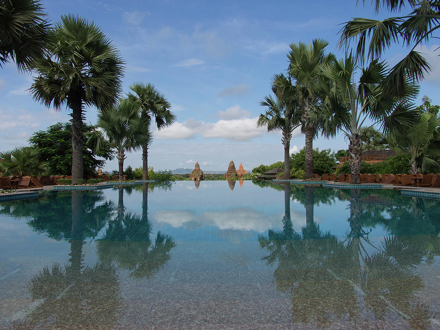 Horizontal Photograph - Infinity Pool Of Aureum Palace Hotel by Panoramic Images