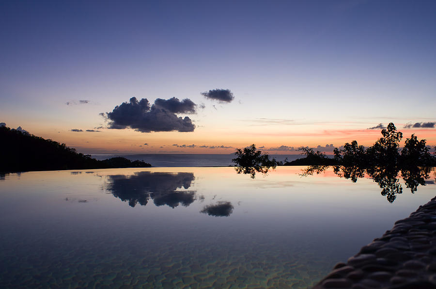 Infinity Reflection Pool Photograph by Ferry Zievinger | Pixels