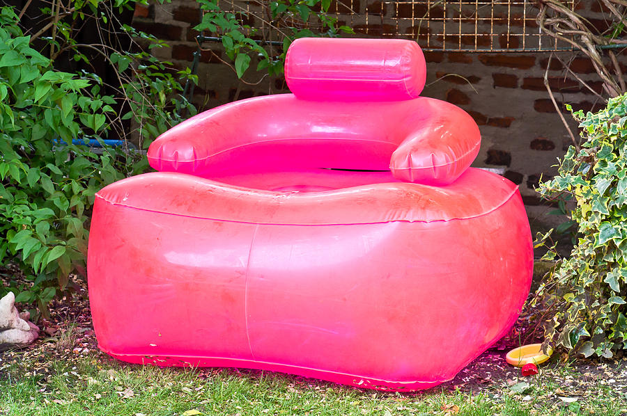 Nature Photograph - Inflatable chair by Tom Gowanlock