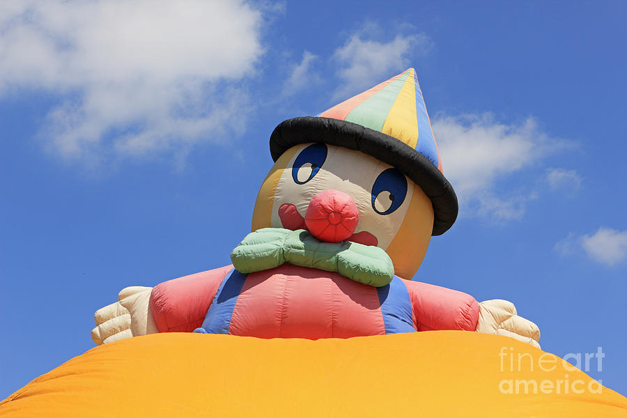 Inflatable Clown Photograph by Julia Gavin