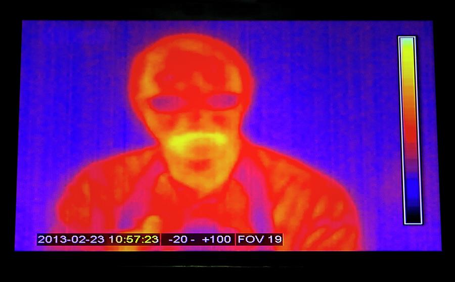 Infrared Man Photograph by Mark Williamson
